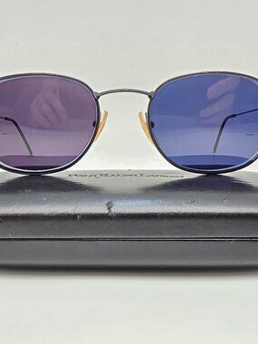 Polo Ralph Lauren Polo 201 TW3 Gloss Black Eyeglasses Frame w/ Case Italy 54mm